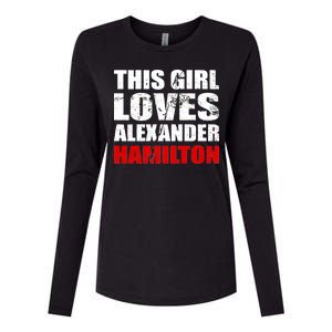 This Girl Loves Alexander Hamilton Womens Cotton Relaxed Long Sleeve T-Shirt