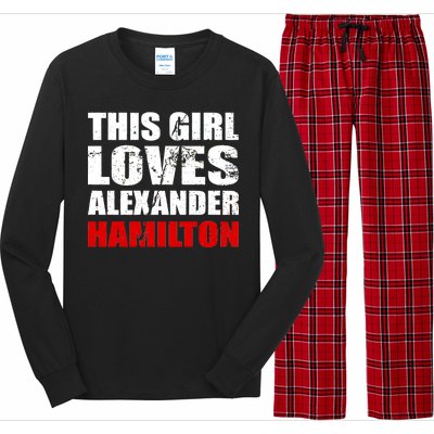 This Girl Loves Alexander Hamilton Long Sleeve Pajama Set