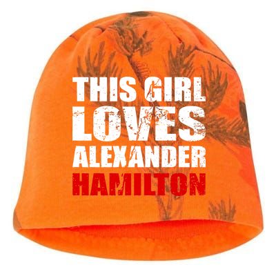 This Girl Loves Alexander Hamilton Kati - Camo Knit Beanie