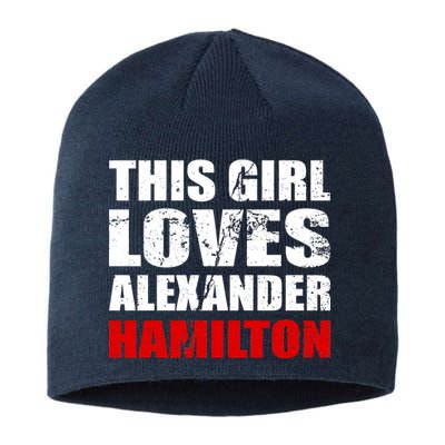 This Girl Loves Alexander Hamilton Sustainable Beanie