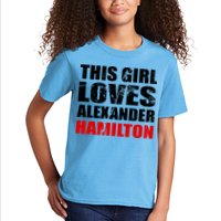 This Girl Loves Alexander Hamilton Kids T-Shirt
