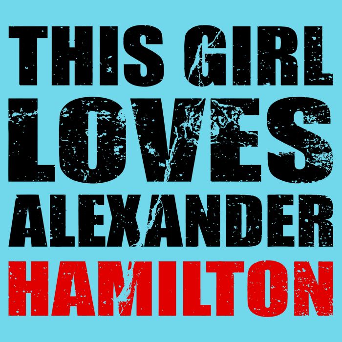 This Girl Loves Alexander Hamilton Kids T-Shirt