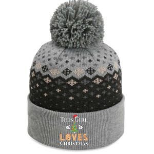 This Girl Loves Christmas The Baniff Cuffed Pom Beanie