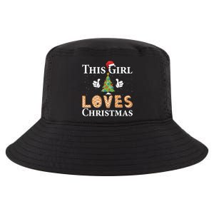 This Girl Loves Christmas Cool Comfort Performance Bucket Hat