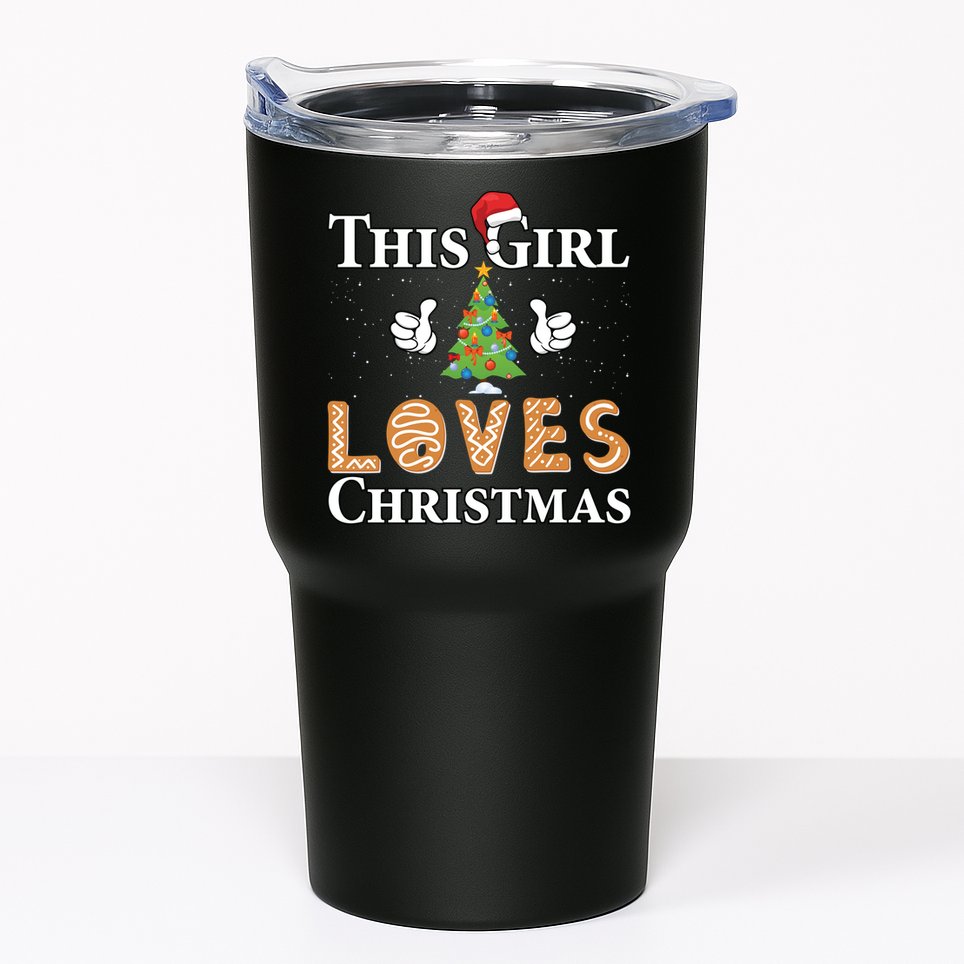 This Girl Loves Christmas Tumbler
