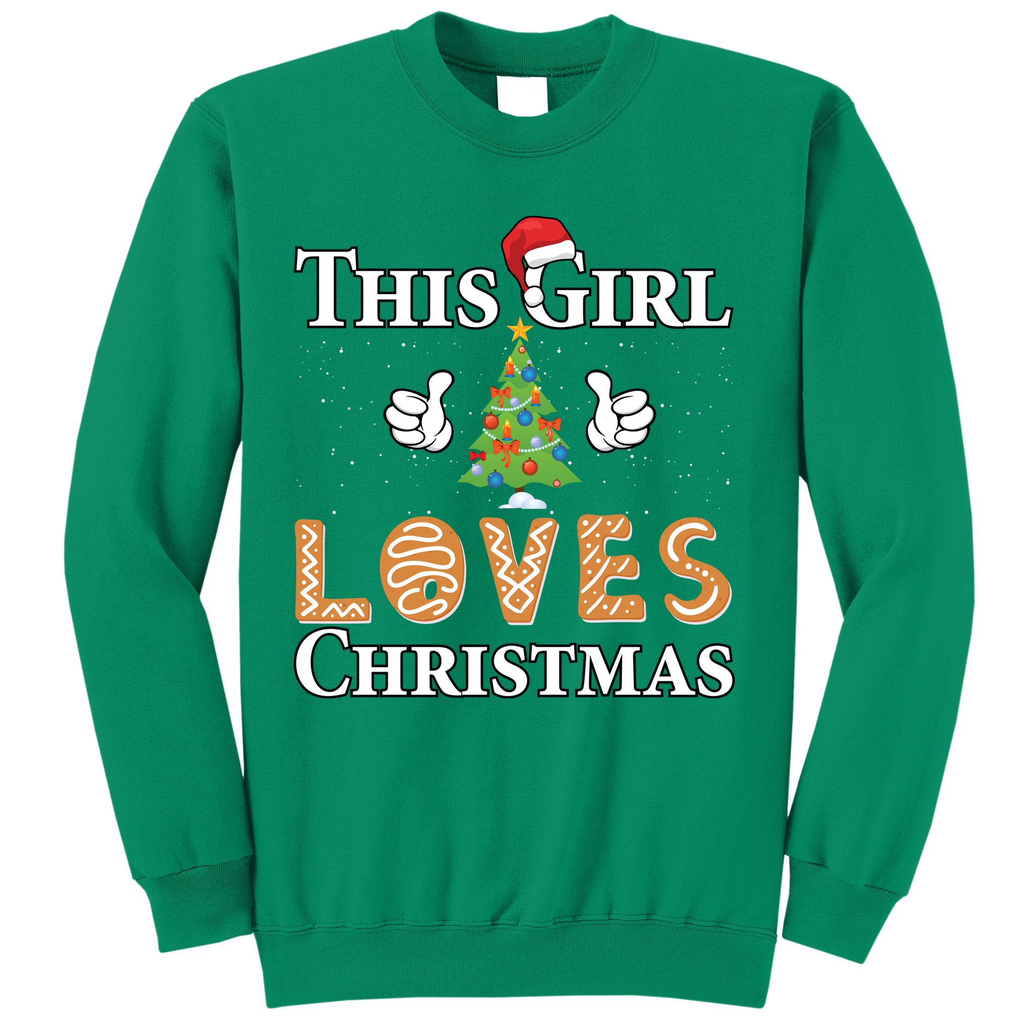 This Girl Loves Christmas Sweatshirt