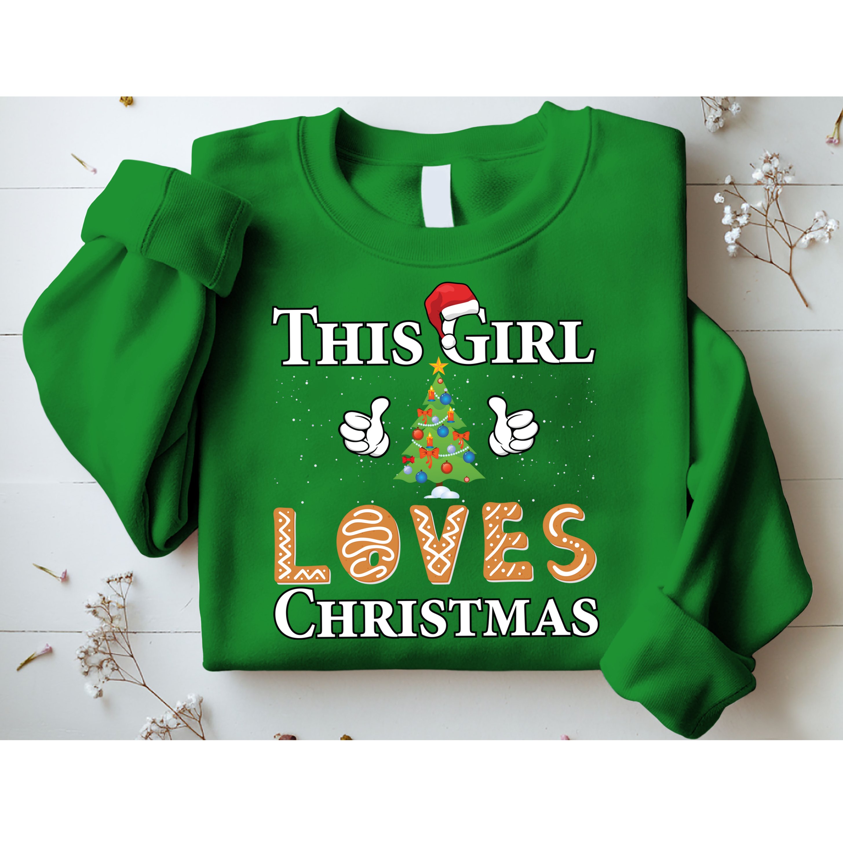 This Girl Loves Christmas Sweatshirt