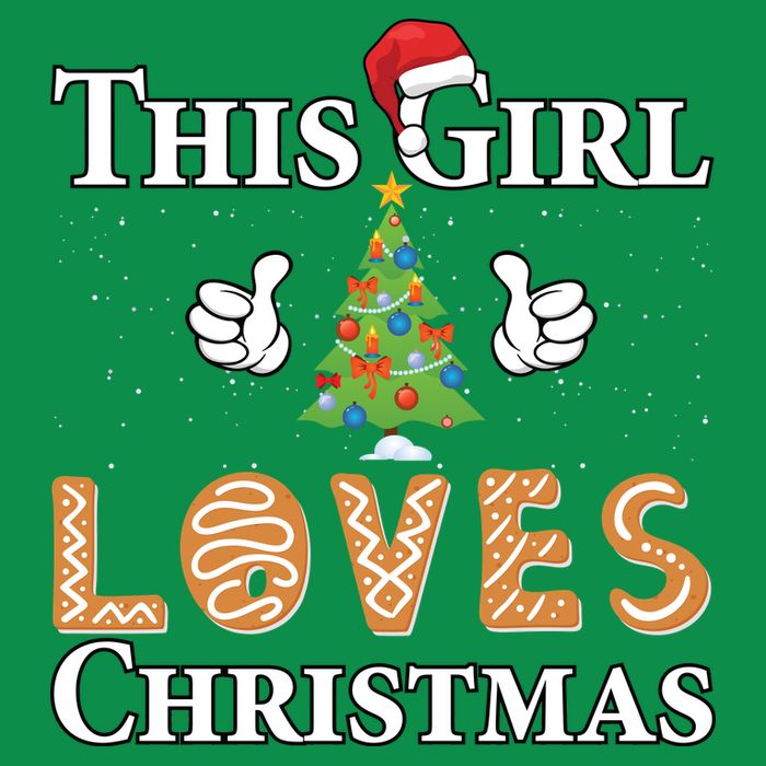This Girl Loves Christmas Sweatshirt