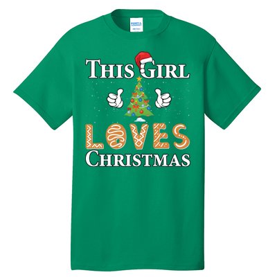 This Girl Loves Christmas Tall T-Shirt