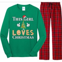 This Girl Loves Christmas Long Sleeve Pajama Set