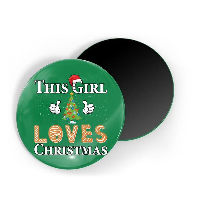 This Girl Loves Christmas Magnet