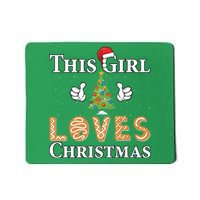 This Girl Loves Christmas Mousepad