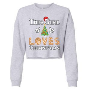 This Girl Loves Christmas Cropped Pullover Crew