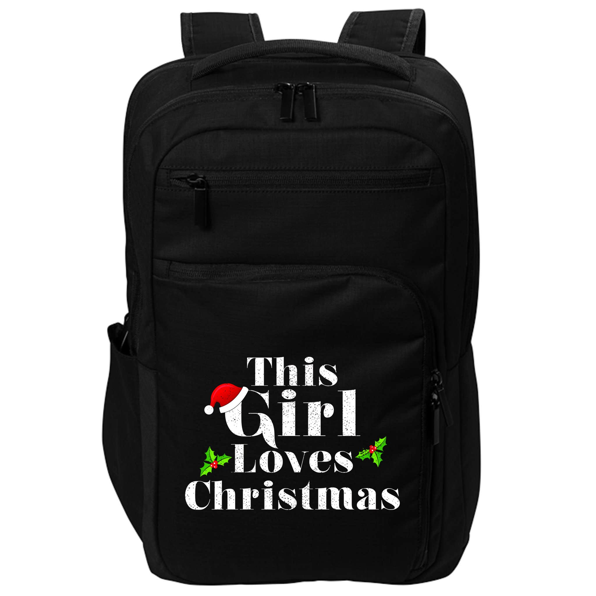 This Girl Loves Christmas Cute Impact Tech Backpack
