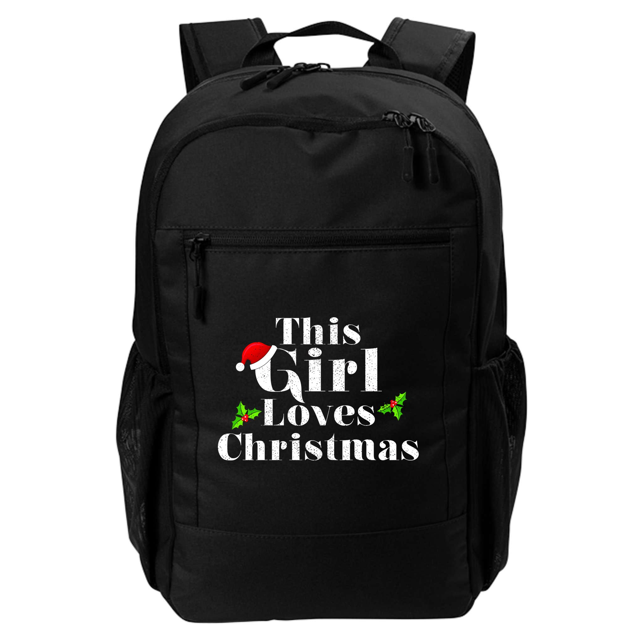 This Girl Loves Christmas Cute Backpack