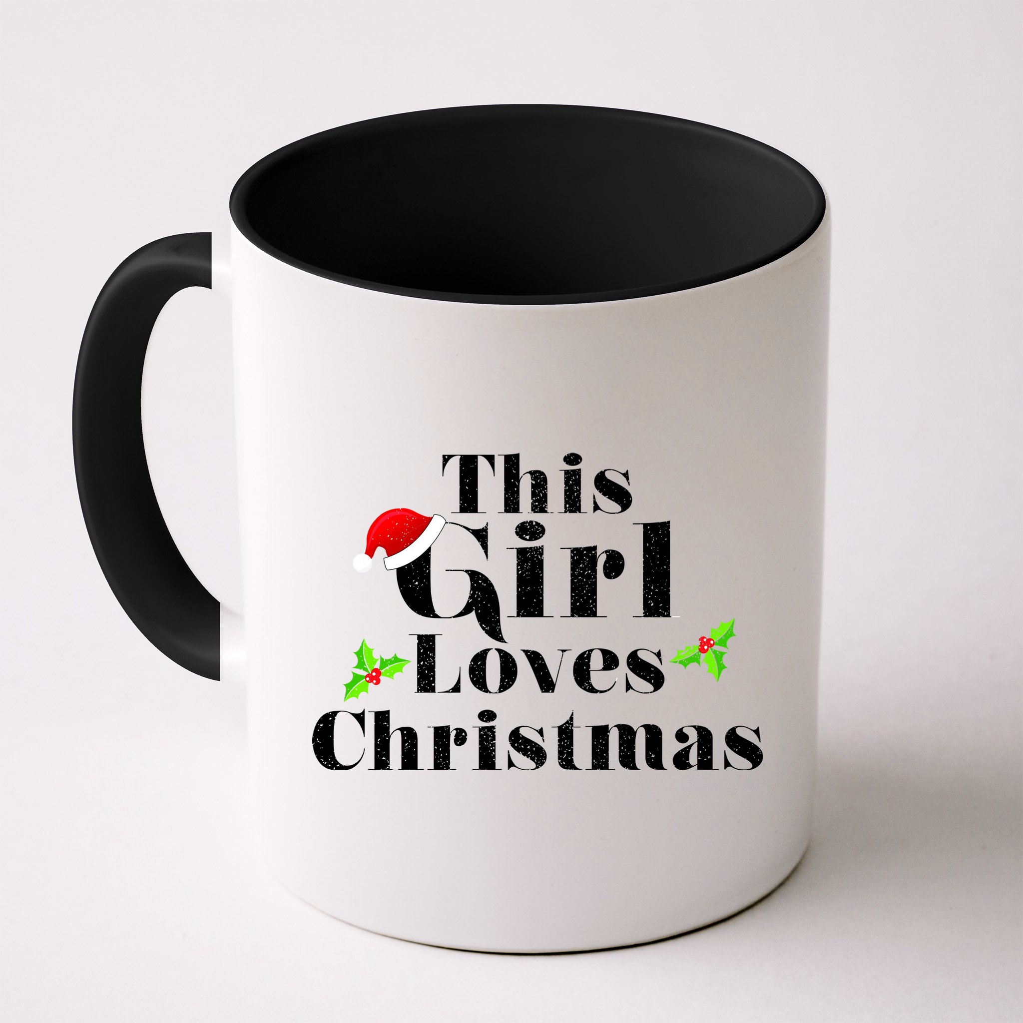 This Girl Loves Christmas Cute Mug