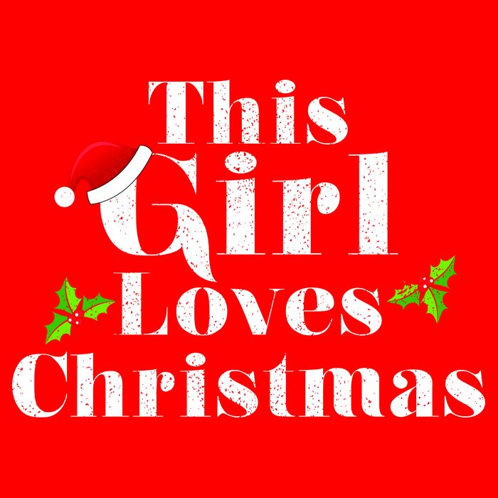 This Girl Loves Christmas Cute 16 in Basic Backpack