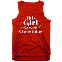 This Girl Loves Christmas Cute Tank Top