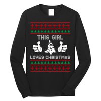 This Girl Loves Christmas Ugly Christmas Long Sleeve Shirt