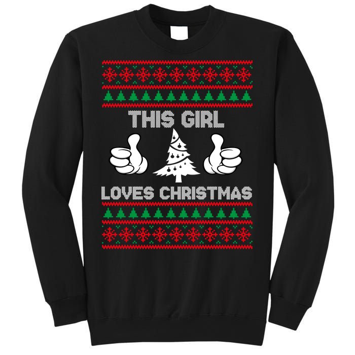 This Girl Loves Christmas Ugly Christmas Sweatshirt