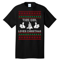 This Girl Loves Christmas Ugly Christmas Tall T-Shirt