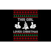 This Girl Loves Christmas Ugly Christmas Bumper Sticker