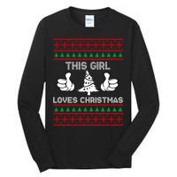 This Girl Loves Christmas Ugly Christmas Tall Long Sleeve T-Shirt