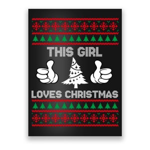 This Girl Loves Christmas Ugly Christmas Poster