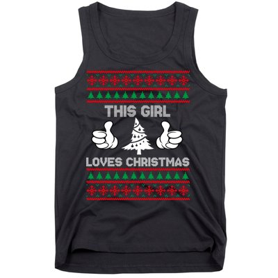 This Girl Loves Christmas Ugly Christmas Tank Top