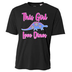 This Girl Loves Dino Cooling Performance Crew T-Shirt