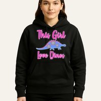 This Girl Loves Dino Hoodie