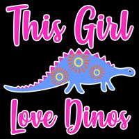 This Girl Loves Dino Hoodie