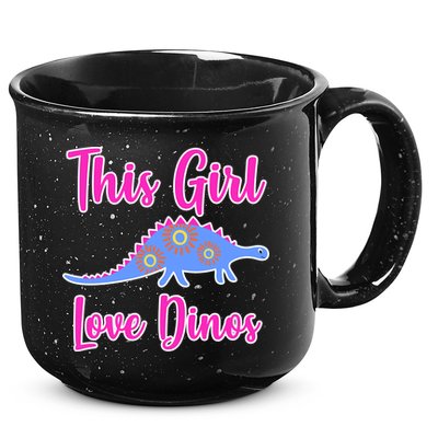 This Girl Loves Dino 15oz Campfire Ceramic Mug