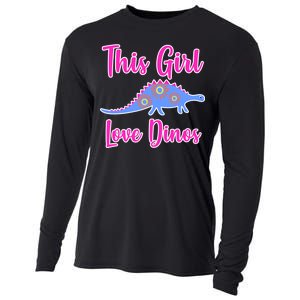 This Girl Loves Dino Cooling Performance Long Sleeve Crew