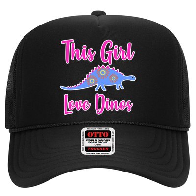 This Girl Loves Dino Trucker Hat