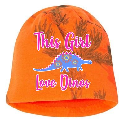 This Girl Loves Dino Kati - Camo Knit Beanie