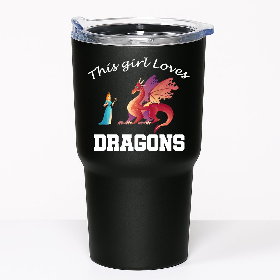 This Girl Loves Dragons Tumbler
