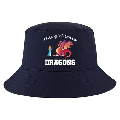 This Girl Loves Dragons Cool Comfort Performance Bucket Hat