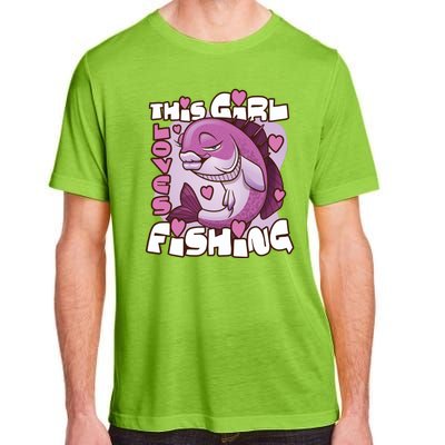 This Girl Loves Fishing Adult ChromaSoft Performance T-Shirt