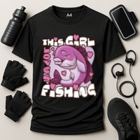 This Girl Loves Fishing Performance Shirt