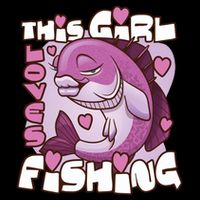 This Girl Loves Fishing Performance Shirt