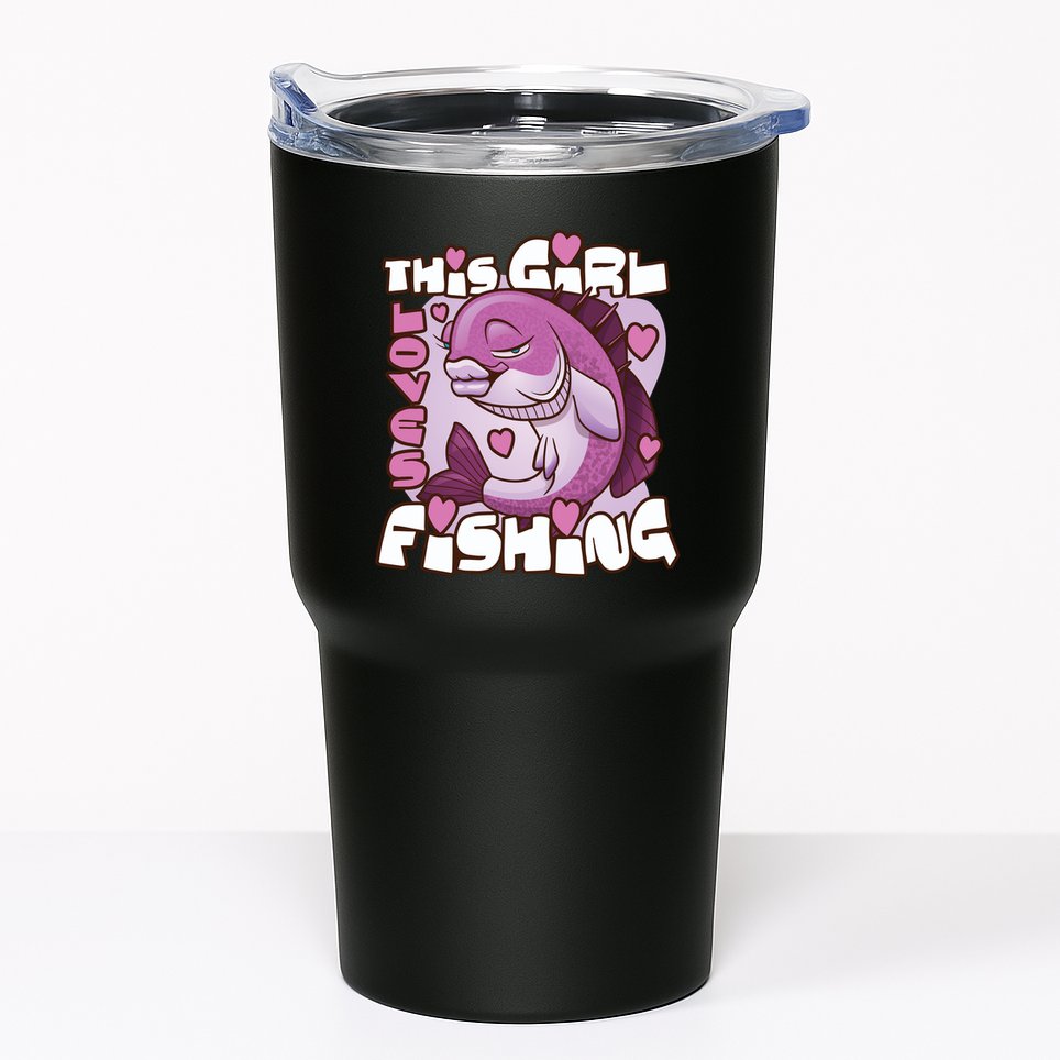 This Girl Loves Fishing Tumbler