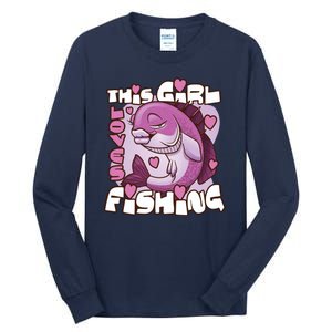 This Girl Loves Fishing Tall Long Sleeve T-Shirt