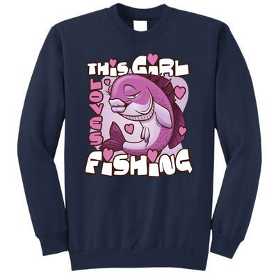 This Girl Loves Fishing Tall Sweatshirt