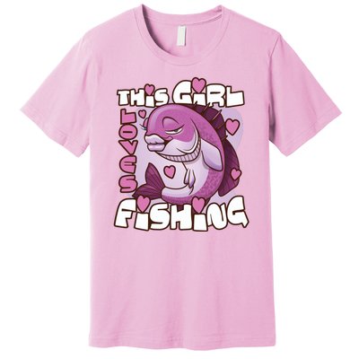 This Girl Loves Fishing Premium T-Shirt