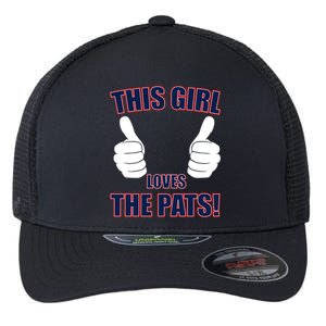 This Girl Loves The Pats Flexfit Unipanel Trucker Cap