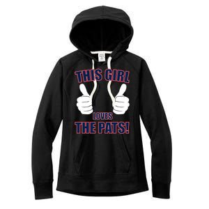 This Girl Loves The Pats Women's Fleece Hoodie