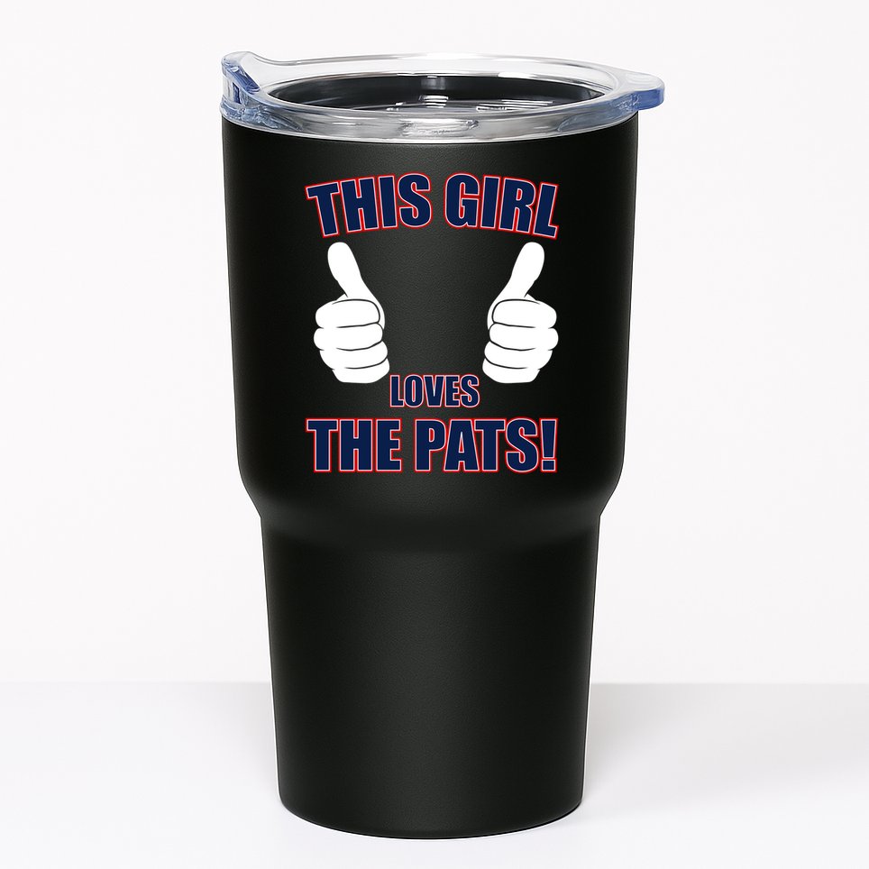 This Girl Loves The Pats Tumbler