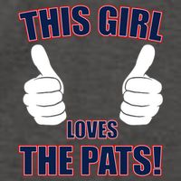 This Girl Loves The Pats Vector Backpack
