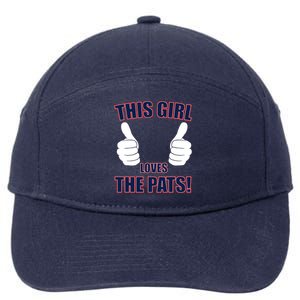 This Girl Loves The Pats 7-Panel Snapback Hat